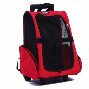 Pettom Pet Rolling Cat Carrier Backpack